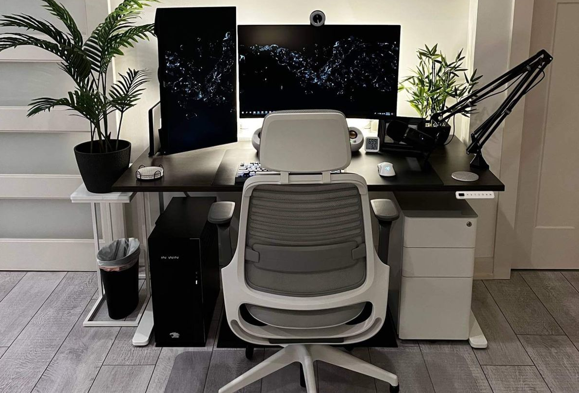 Modern web development workspace